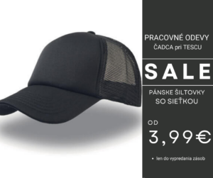 Pánske šiltovky so sieťkou